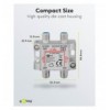 Splitter 3 vie per satellite 100 db, 1750 Mhz ICOC SAT-SPL3