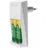 Caricabatterie Mini Charger per 2 Pile Stilo Ministilo AA/AAA IBT-VCMIN2