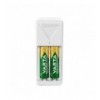 Caricabatterie Mini Charger per 2 Pile Stilo Ministilo AA/AAA IBT-VCMIN2
