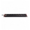 Multipresa 8 Posti da Rack 19'' con Staffe Ruotabili a 360° Spina Italiana I-CASE STRIP-81U36