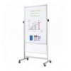 Lavagna Magnetica Bifacciale 80x120cm con Ruote e Altezza Regolabile ICA-WH 12080W
