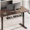 Organizer Gestione Cavi Sotto Scrivania con Morsetto
