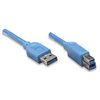 Cavo USB 3.0 A maschio/B maschio 1 m blu