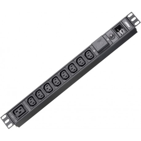 Multipresa Rack PDU 1U 9 Prese con Protezione da Sovratensione I-CASE PE-0209SG