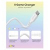 Cavo USB-C™ Maschio/Maschio USB 2.0 in Silicone 1,5 metri Bianco