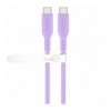 Cavo USB-C™ Maschio/Maschio USB 2.0 in Silicone 1,5 metri Viola