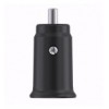 Mini Caricatore da Auto 2 Porte USB-A 5V/2.4A Nero