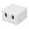 Presa a Muro per 2 Frutti Keystone Bianco IWP-MD SC-2