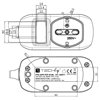 Presa Multipla a 2 Posti 10/16A Bipasso e 1 10/16A Bipasso Schuko con Interruttore