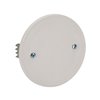 Coperchio con Graffe per Scatola da Incasso ø85mm Bianco IWP-MD PSTR-COV85