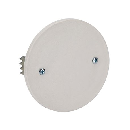 Coperchio con Graffe per Scatola da Incasso ø65mm Bianco IWP-MD PSTR-COV65