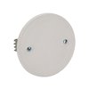 Coperchio con Graffe per Scatola da Incasso ø65mm Bianco IWP-MD PSTR-COV65