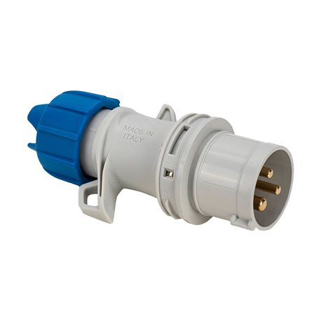 Spina Mobile 2P+T 16A 230V 6h IP54 Cablaggio a Vite IPW-SP-700