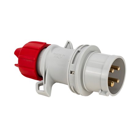 Spina Mobile 3P+T 16A 400V 6h IP54 Cablaggio a Vite IPW-SP-704