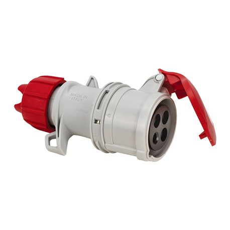 Presa Mobile 3P+T 16A 400V 6h IP54 Cablaggio a Vite IPW-PR-7114