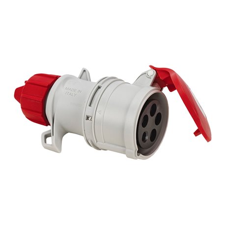 Presa Mobile 3P+N+T 16A 400V 6h IP54 Cablaggio a Vite IPW-PR-7115