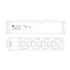 Multipresa 4 Posti Italiana Bipasso / Schuko con spina 16A angolata