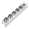 Multipresa 5 Posti Italiana Bipasso / Schuko con spina 16A angolata