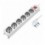 Multipresa 6 Posti Italiana Bipasso / Schuko con spina 16A angolata