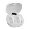 Cuffie Auricolari Wireless Aperte OWS con Custodia Smart Touch Screen LCD Bianco ICFT-264757