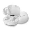 Cuffie Auricolari Wireless Aperte OWS con Custodia Smart Touch Screen LCD Bianco