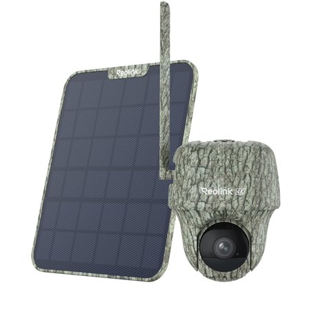 Telecamera da Esterno con Batteria/Pannello Solare 4K 8MP UHD IP64