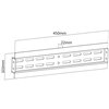 Barra Aggiuntiva per Supporti TV a Muro Video Wall