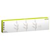 Set di 3 Alberi Luminosi con 75 LED Bianco Caldo IP44