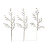 Set di 3 Alberi Luminosi con 75 LED Bianco Caldo IP44
