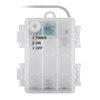 Set di 3 Alberi Luminosi con 75 LED Bianco Caldo IP44