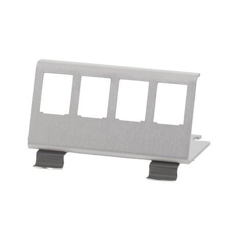 Adattatore per Modulo Keystone 4xRJ45 per Guida DIN IWP-MD KEY-RAIL4
