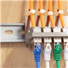 Adattatore per Modulo Keystone 4xRJ45 per Guida DIN