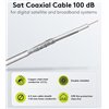 Cavo Coassiale SAT 100 dB Doppia Schermatura CCS 100m
