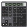 Tastierino Numerico BT V5.0 Wireless 2in1 con Calcolatrice Grigio Scuro IDATA KB-1005CAL