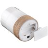 Set di 3 Candele a LED in Vera Cera Bianca in Vetro e Canapa con Timer