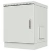 Armadio Rack 19'' a Pavimento 20U grigio IP66 Porta Cieca prof. 600 mm I-CASE IP66-2060