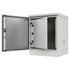 Armadio Rack 19'' a Pavimento 16U grigio IP66 Doppia Porta Cieca prof. 600 mm