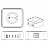 Stazione di Ricarica Wireless 65W 3xUSB-C™ e 2xUSB-A