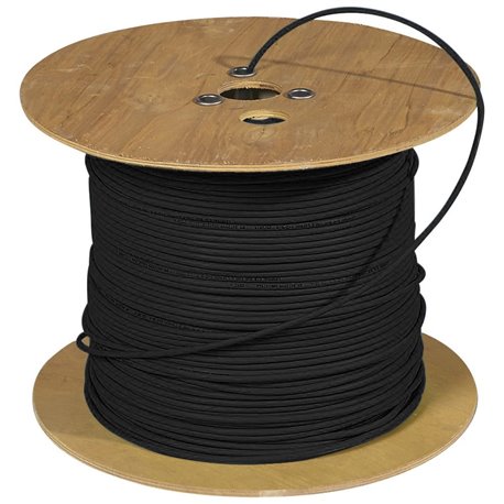 Cavo cat. 5E Rigido U/UTP PE in Matassa 500m Nero ITP5U-500-2G