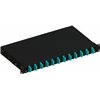 Cassetto Ottico 19'' Scorrevole con 12 Bussole SC Duplex Multimodale OM3 Nero ILWL SB-12SCDM3B