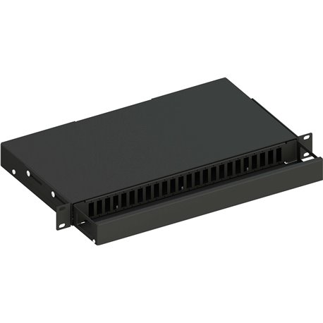 Cassetto Ottico 19'' Scorrevole con Piastra Frontale per 24 Bussole SC Duplex