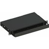 Cassetto Ottico 19'' Scorrevole con Piastra Frontale per 24 Bussole SC Duplex