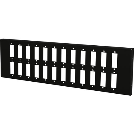 Piastra Adattatrice per 24 Adattatori a Bussola SC Duplex o 24 LC-Quad