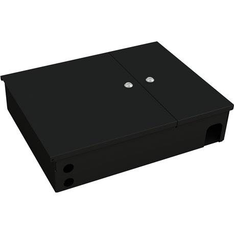 Box a Muro per Fibra Ottica Large Nero I-CASE FO-MWLB