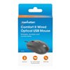 Mouse Ottico USB 1000 Dpi Nero, Confort II