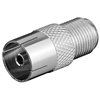 Adattatore Coassiale Femmina: Presa F / Coassiale F IADAP SAT-030