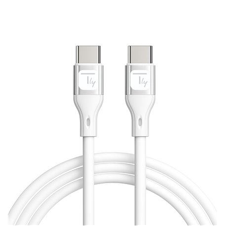 Cavo USB-C™ Maschio/Maschio USB 2.0 in Silicone 1m Bianco ICOC MUSB20-C60W1S