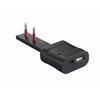 Spina Italiana Ultrapiatta USB tipo A e USB-C™ 2P+T250V 10A 20W