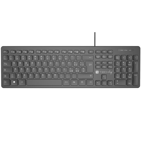 Tastiera USB Standard 109 Tasti Layout Italiano e Hub 3 Porte USB