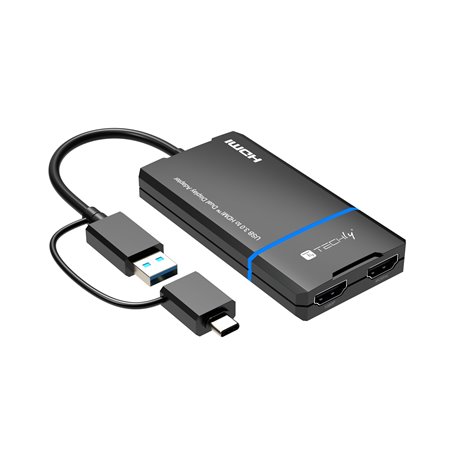 Adattatore USB-C™ e USB-A a Doppio Monitor HDMI IADAP USBCA-2HDMI
